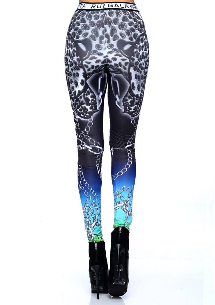 spanish-designer-black-diamonds-leopard-print-leggings-fashion-sporty ...