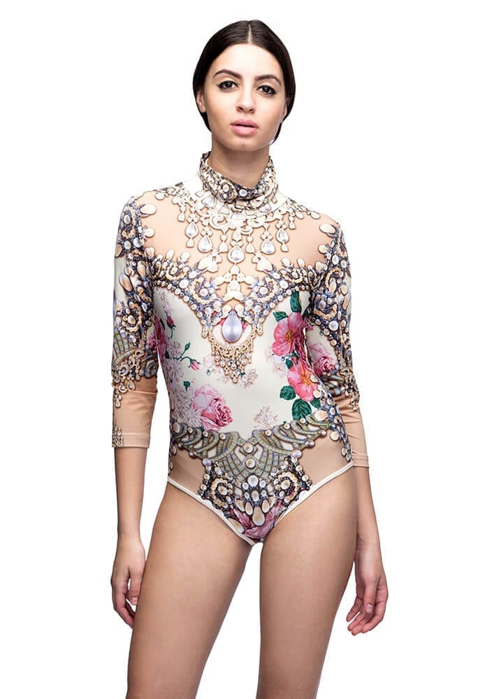 flower bodysuit