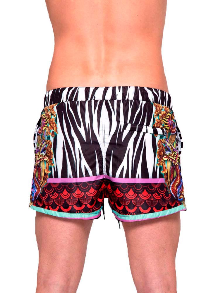 animal print mens swimwear