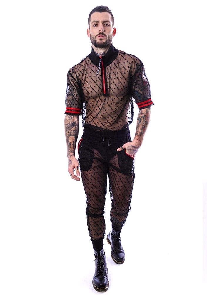 total look of sexy men wearing joggers and t-shirt