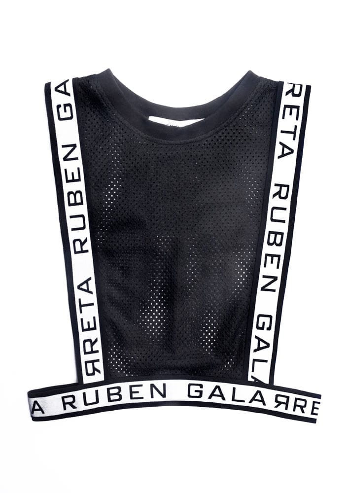 black studded harness for men - Ruben Galarreta