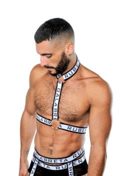 Men's harness, buy men's leather chest harness in online store, best price