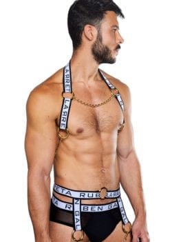 Shoulder Chest Harness for gay men by Ruben Galarreta