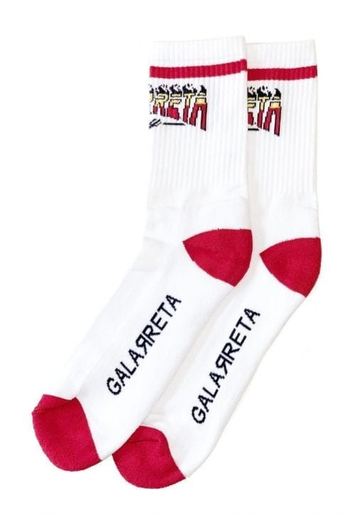 GALARRETA BOY WHITE socks for gay men by Rubén Galarreta.