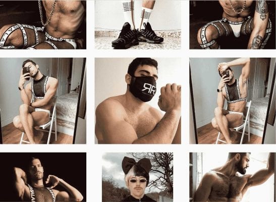 fetish gay harness collection for men