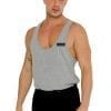 CAMISETA GRIS DE TIRANTES GYM