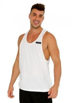 CAMISETA BLANCA TIRANTES GYM