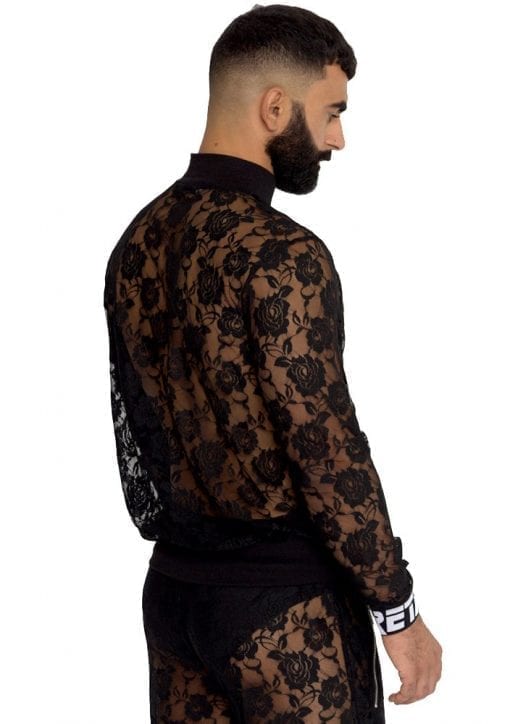 sweatshirt for men of lace fabric
