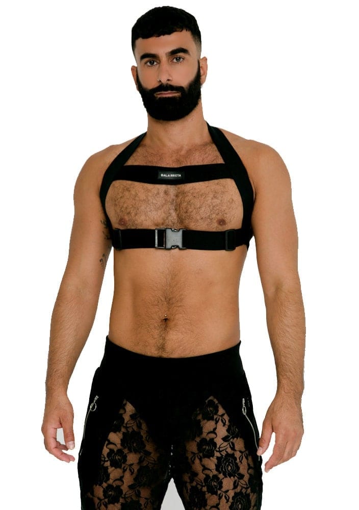 RUBEN-GALARRETA-MENS-FASHION-HARNESS-STUDDED-TOP-BACK-min - Ruben