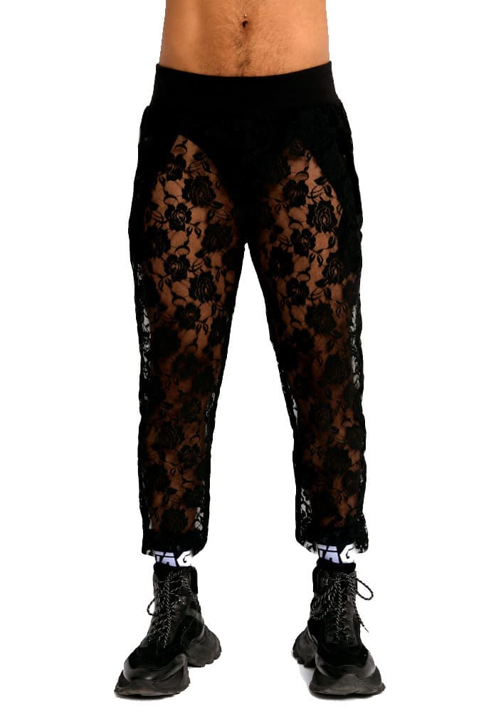 Luxe Lace | Lace Up Pants | ShopBCB