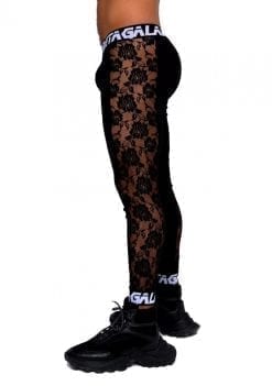 DARK ROSES LACE LEGGINS