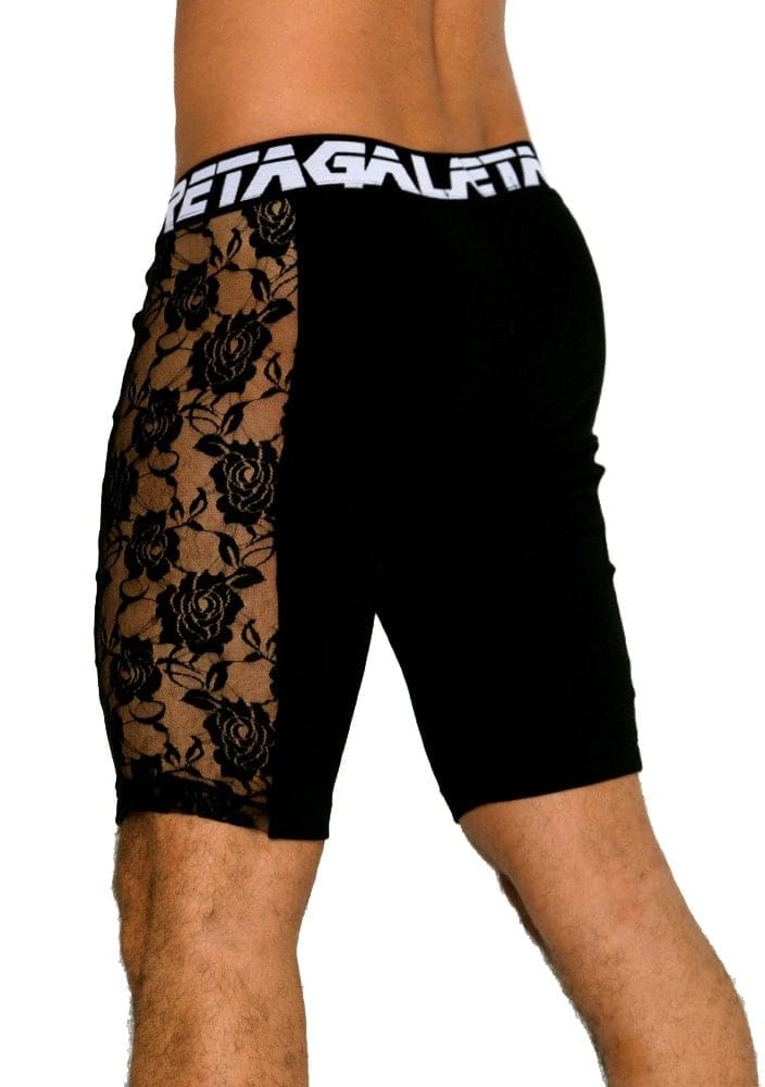 DARK ROSES LACE SHORTS - SHOP ONLINE MENSWEAR