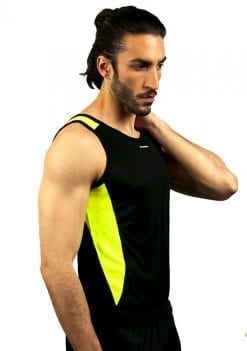 BLACK AND NEON TANK TOP