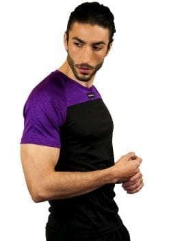 PURPLE SPORTY TEE