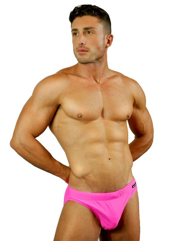 fluor pink brief